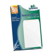 Bolsa Bond Mapasa Media Carta Solapa Engomada p/lateral 16.5x25cm 10 bolsas c/50 sobres