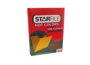 FOLDERS MAPASA HOT COLORS AZUL OFICIO C/100