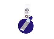 PORTA GAFETES MAE TIPO YOYO AZUL SOLIDO C/10