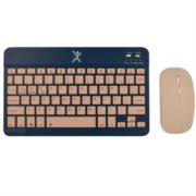 KIT TECLADO Y MOUSE PERFECT CHOICE COMPACTO BLUETOOTH 2 EN 1 GENOVA - AZUL