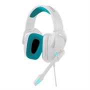 Audífonos Alámbricos Vortred Cloud Pass Gaming 7.1 Canales USB Color Blanco