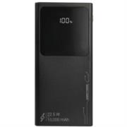 Power Bank Perfect Choice Carga Rápida 10000 mAh 22.5W 4 Puertos USB Micro/A/C Color Negro