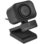Cámara Web Perfect Choice USB 2K reales con 5 MPX autofocus Color Negro