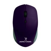 Mouse Perfect Choice Root Pro Inalámbrico 1600dpi Color Morado
