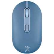 MOUSE RECARGABLE PERFECT CHOICE 2.4GHZ+BT CLIC SILENCIOSO COLORI - AZUL