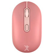 MOUSE RECARGABLE PERFECT CHOICE 2.4GHZ+BT CLIC SILENCIOSO COLORI - ROSA