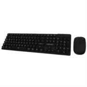 Kit Teclado y Mouse Perfect Choice Black Round Inalámbrico USB Color Negro
