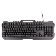Teclado Alámbrico Vortred Gaming RGB Rogue V-930426 LED Color Negro