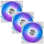 Ventilador P/Gabinete MSI MPG EZ120 ARGB White 3W ARGB Conexión Magnética 3 FAN 360MM Blanco