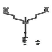 Soporte MSI Pro Mt81D 2 Monitores 17" a 32" 8 Kg por Pantalla Inclinación Giro Rotación Y Montaje Con Ojal