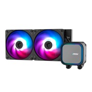 Enfriamiento Liquido MSI MAG CORELIQUID A13 240 para CPU 2x 120mm hasta 2000RPM Negro