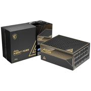 Fuente de Poder MSI MEG AI1600T PCIE5 80 PLUS Titanium ATX Modular 24-pin ATX 135mm 1600W