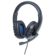 Audífonos Manhattan Gaming Micrófono USB Color Negro