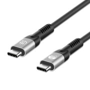 Cable Manhattan USB-C V4 Thunderbolt4 C-C 2.0M 8K 240W Negro