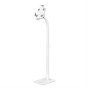 Soporte de Suelo Manhattan Antirrobo para Tablet/iPad 7.9" a 11" Altura 790 a 1190mm Color Blanco