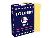 FOLDER NASSA OFICIO CANARIO C/100 PIEZAS