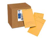 Sobre Cobranza Kraft NASSA Pegue al Centro Solapa sin Engomar 60Kg 11.5x21 Pqte C/1000