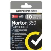 Licencia Antivirus ESD Norton 360 Advanced 1 Año 10 Dispositivos 21443273