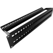 Panel de Conexión Red Nexxt Solutions para Rack de 78 Puertos Keystone Jack RJ45 Esmalte Negro