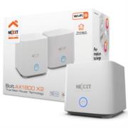 Router Nexxt Home Bolt AX1800 Tecnología Mesh Conecta Hasta 250 Dispositivos Cobertura 344m2 2 Piezas Blanco
