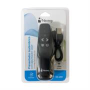 Presentador Inalambrico Recargable Nextep con Apuntador Laser Luz Verde para Pantallas LED