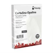 Cartulina Opalina Nextep Blanca c/100 225 gr