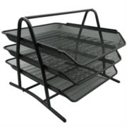 Charola Organizadora Nextep Malla Metálica 3 Niveles Tipo Oficio