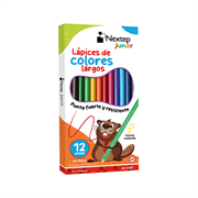 Colores de Madera Nextep Junior Largos C/12 Piezas