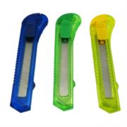 Cutter Plastico Ergonomico Nextep Grande Navaja 18mm Caja Con 12