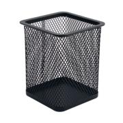 Porta Lapices Nextep Cuadrado Mediano Malla Metalica 8x8x9.7cms