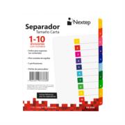 Separador Nextep Economico 10 Divisiones con Numero