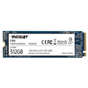 Unidad SSD Patriot M.2 512GB P300 PCIE 3.0 NVME 2280 1200MB/s Escritura 1700 MB/s Lectura