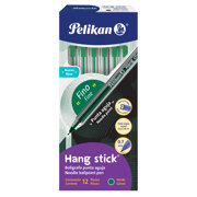 Boligrafo Pelikan Hang Stick Punto Fino 0.7MM Color Verde C/12