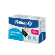 Sujeta Documentos Pelikan Chico 3/4" Caja C/12 Pzas