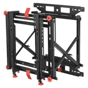 Soporte Peerless universal abatible para videowall pantallas de 46" 60" liberacion por presion