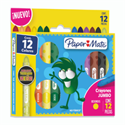 Crayones Papermate Redondos Colores Surtidos C/12 Pzas