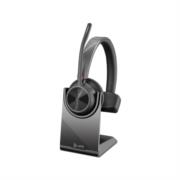 Auriculares Poly Voyager 4310 UC Inalámbricos Diadema USB Tipo A Bluetooth con Base de Carga Negro