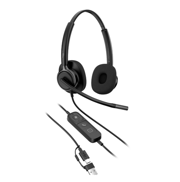 Auriculares Poly estéreo con cable USB HP Mission 425 Classic