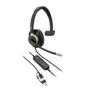Auriculares Poly monoaurales con cable USB HP Mission 815