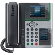 Telefono Poly Edge E450 IP Phone and PoE-enabled