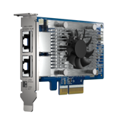 Tarjeta de Red QNAP QXG-10G2T-X710 de 2 Puertos 1000 Mbit/s PCI Express 3.0 x4
