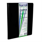 Carpeta Rihan Porta Block Curpiel Esquela Color Negro