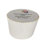 Papel Six Graphics Blanco Brillante Adhesivo Acrilico Respaldo 4x35Mts Largo Core 1