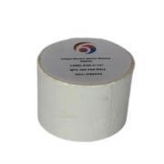 Papel Six Graphics Blanco Brillante Adhesivo Acrilico Respaldo 4x4" Core 1 380 Etiquetas por Rollo