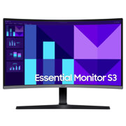 Monitor Samsung 27" Essential S3 S39GD FHD Panel VA 1920 x 1080 Curvo 1500R HDMI/D-Sub