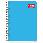 CUADERNO SCRIBE FRANCES CLASICO BLANCO 100 HJS doble espiral
