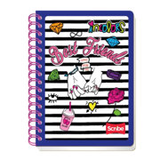 Cuaderno Scribe Frances Espiral doble Raya Incolors 100 hojas
