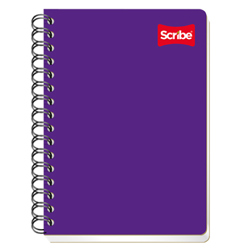 CUADERNO SCRIBE FRANCES CLASICO DOBLE RAYAS 100 HJS doble espiral