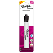 Marcador Acuacolor Sharpie Blister Base Agua Punta Cincel 1 Pza Color Negro