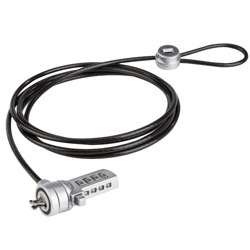 CANDADO STEREN DE COMBINACION CON CABLE PARA LAPTOP